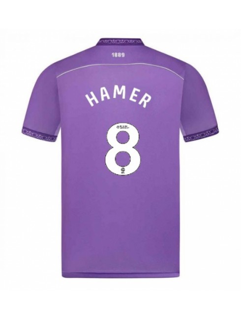 Billige Sheffield United Gustavo Hamer #8 Tredjedrakt 2025-26 Kortermet Billige Sheffield United Gustavo Hamer #8 Tredjedrakt 2025-26 Kortermet